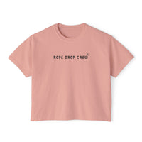 Rope Drop Crew Comfort Colors Women's Boxy Tee