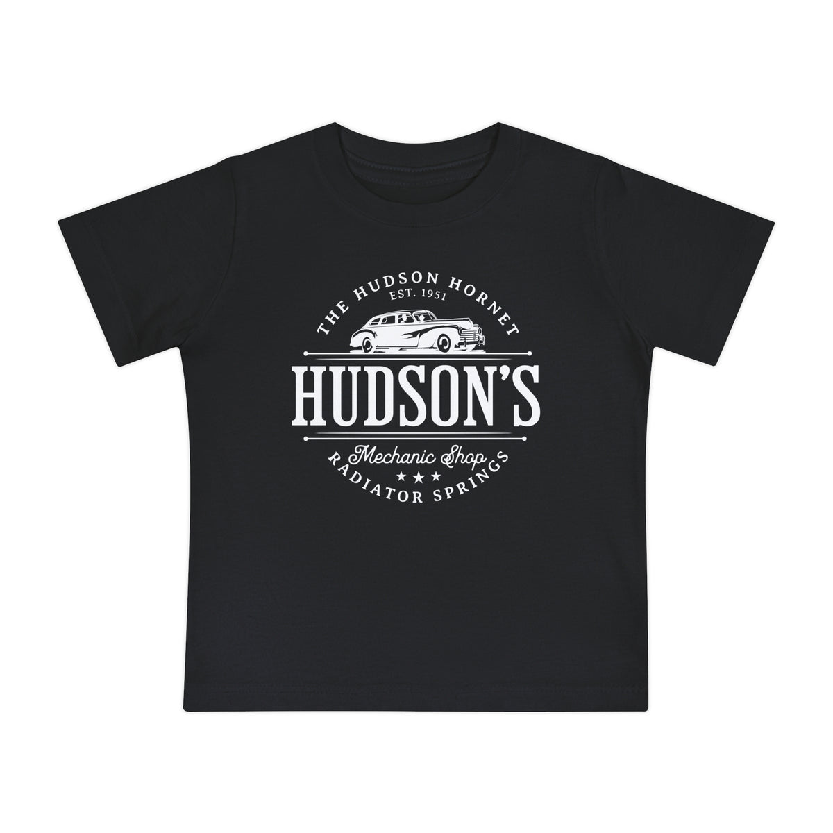 Hudson's Mechanic Shop Bella Canvas Baby Short Sleeve T-Shirt