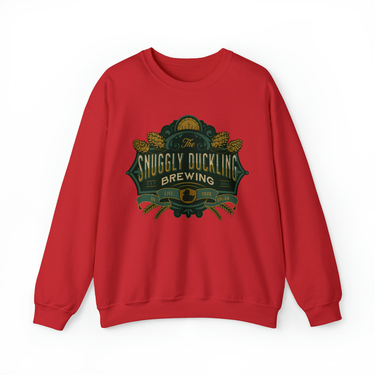 The Snuggly Duckling Brewing Gildan Unisex Heavy Blend™ Crewneck Sweatshirt