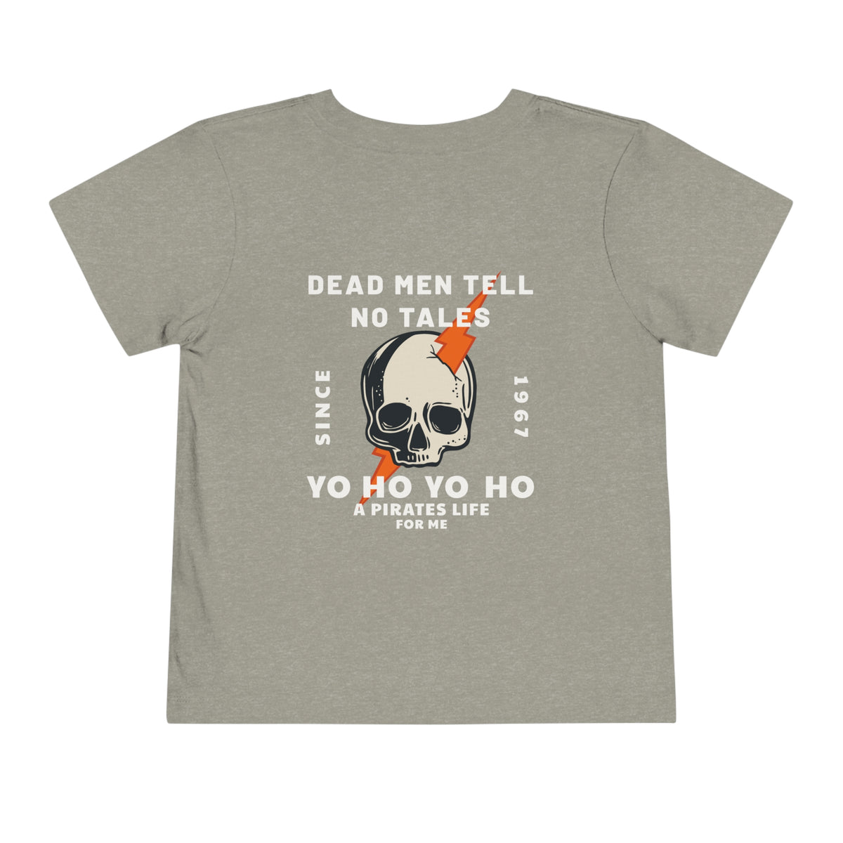 Dead Men Tell No Tales Bella Canvas Toddler Short Sleeve Tee