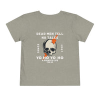 Dead Men Tell No Tales Bella Canvas Toddler Short Sleeve Tee