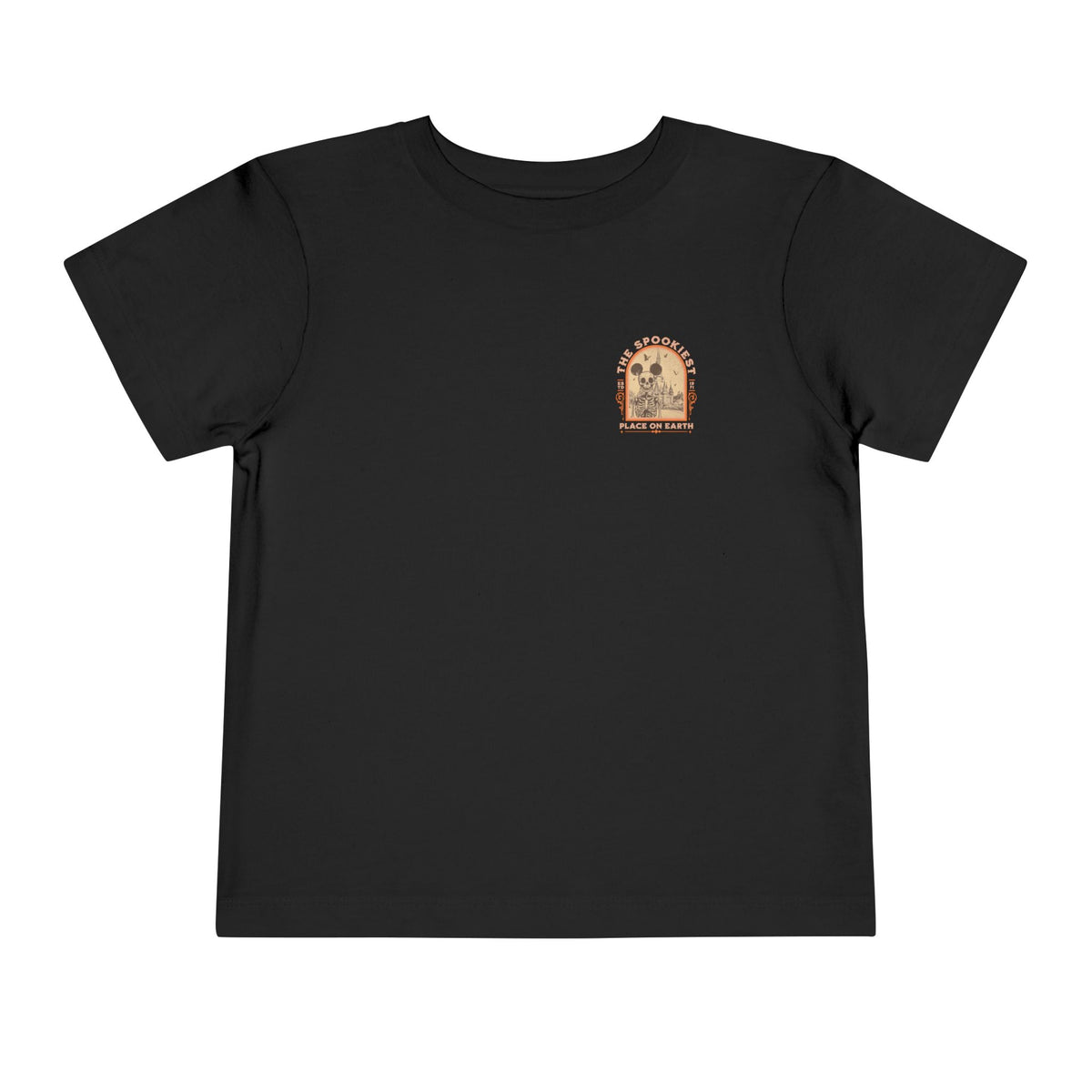 The Spookiest Place on Earth Bella Canvas Toddler Short Sleeve Tee
