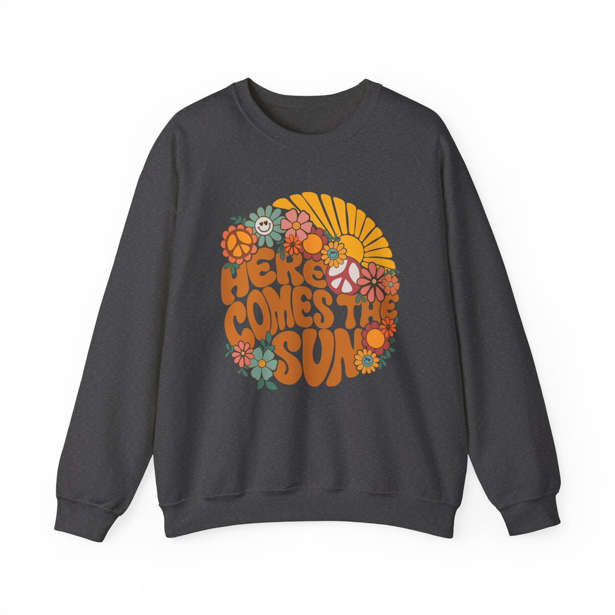 Here Comes The Sun Gildan Unisex Heavy Blend™ Crewneck Sweatshirt