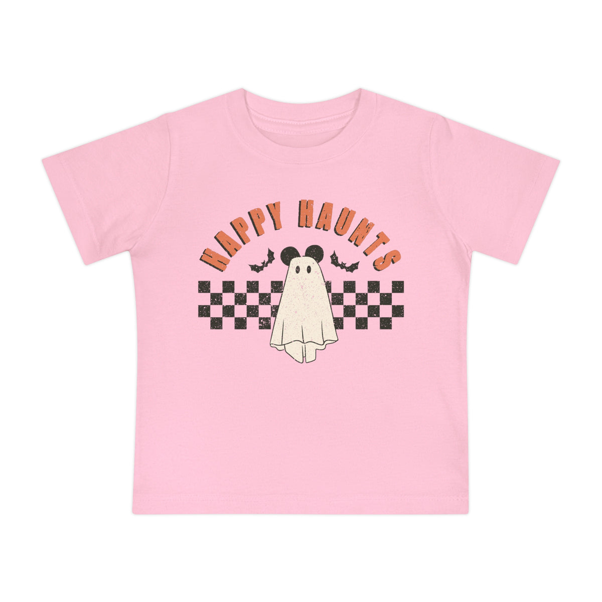 Happy Haunts Bella Canvas Baby Short Sleeve T-Shirt