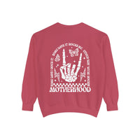 Motherhood Comfort Colors Unisex Garment-Dyed Sweatshirt