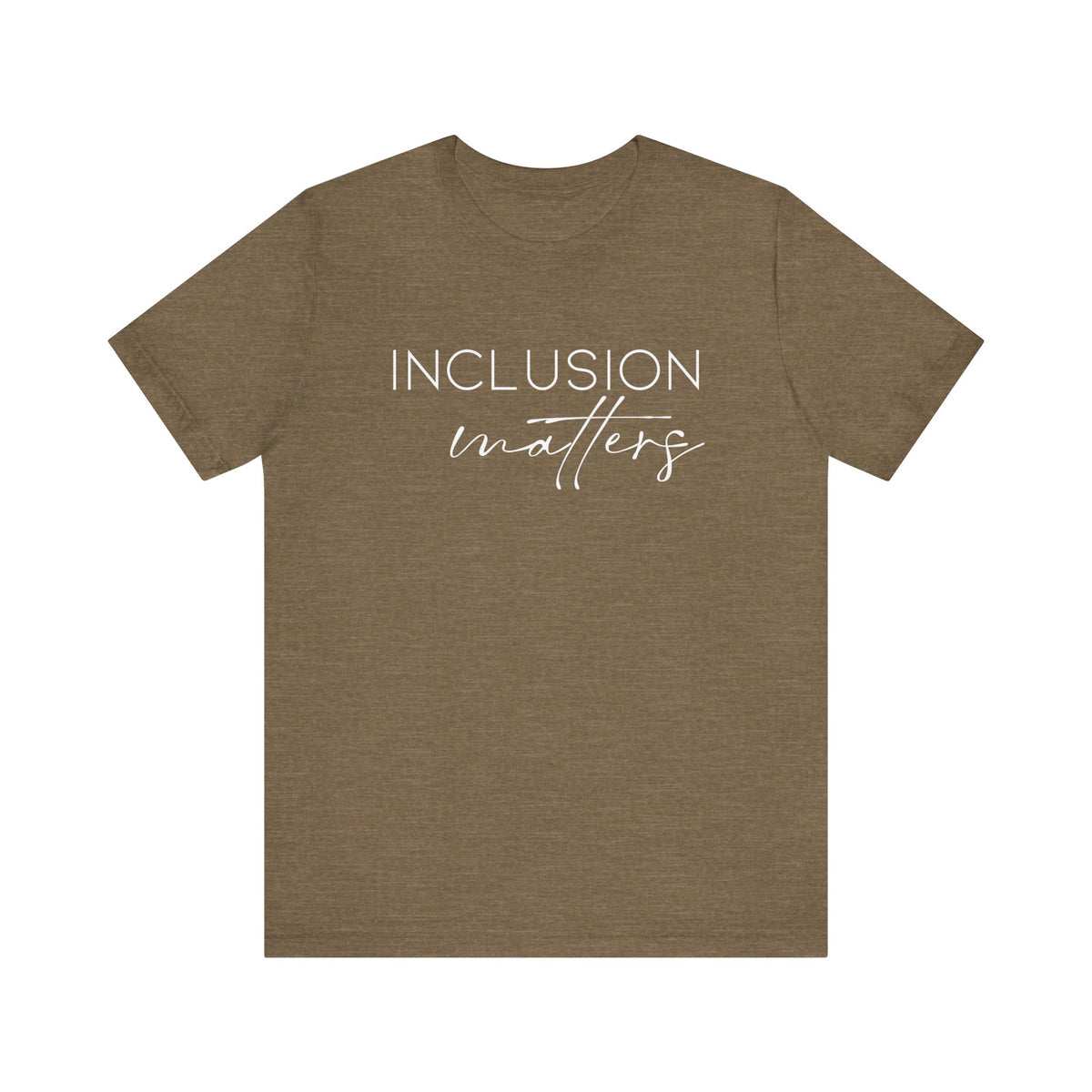Inclusion Matters Bella Canvas Unisex Jersey Short Sleeve Tee