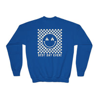 Best Day Ever Gildan Youth Crewneck Sweatshirt