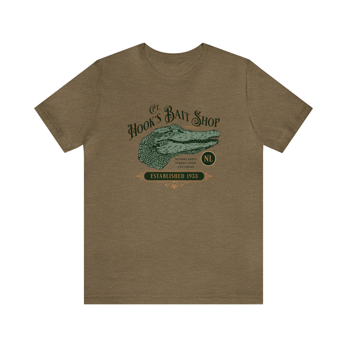 Captain Hook’s Bait Shop Bella Canvas Unisex Jersey Short Sleeve Tee
