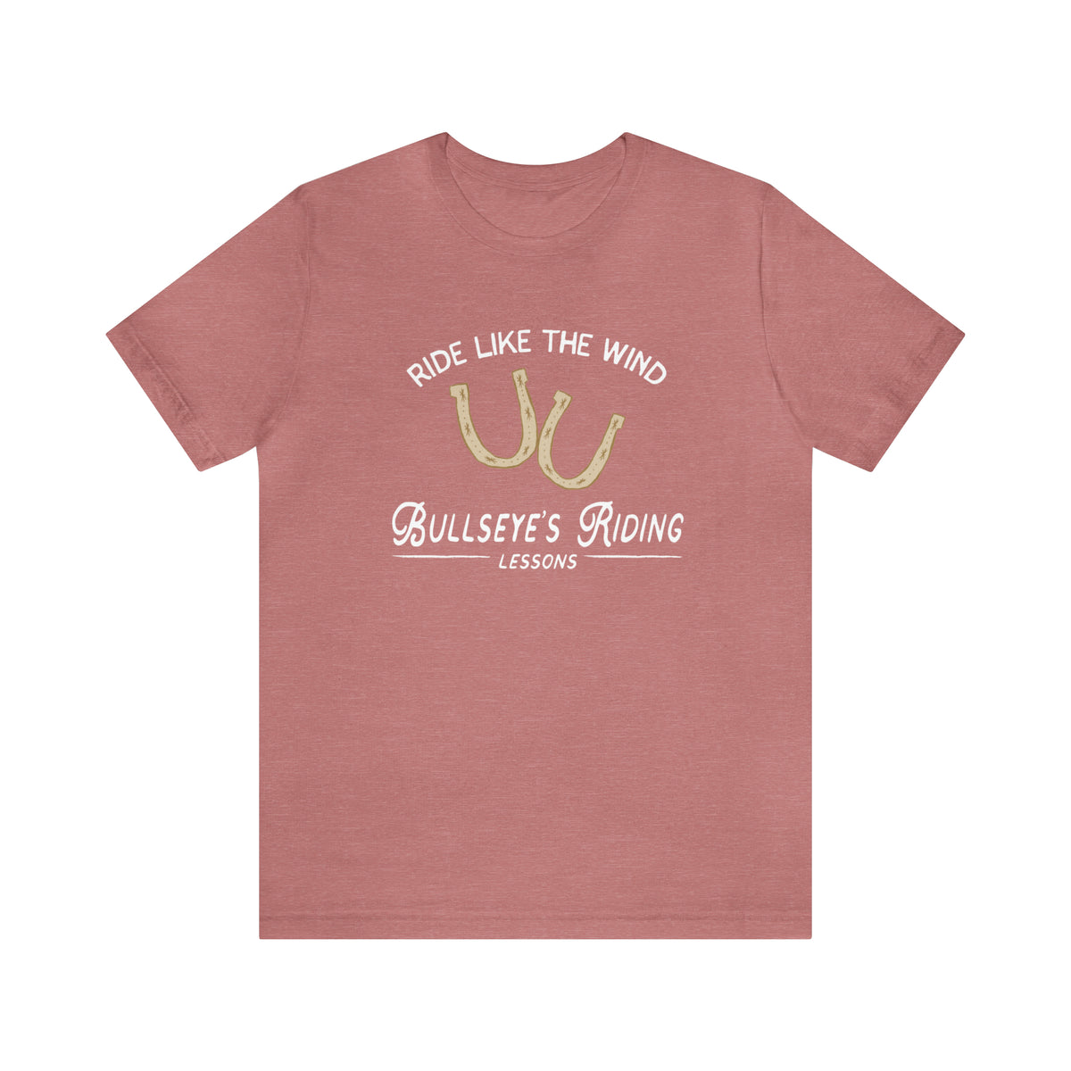 Bullseye's Riding Lessons Bella Canvas Unisex Jersey Short Sleeve Tee