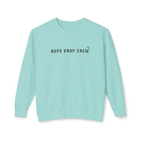 Rope Drop Crew Unisex Lightweight Comfort Colors Crewneck Sweatshirt