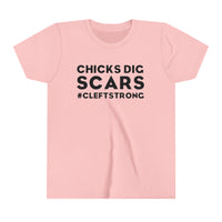 Chicks Dig Scars Bella Canvas Youth Short Sleeve Tee