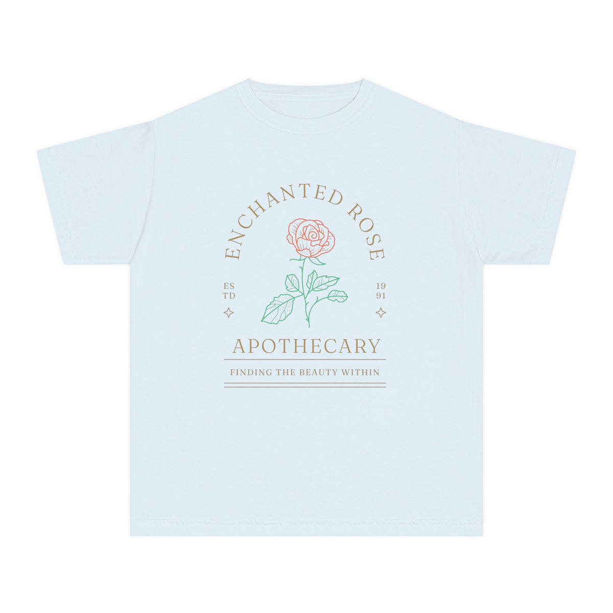 Enchanted Rose Apothecary Comfort Colors Youth Midweight Tee