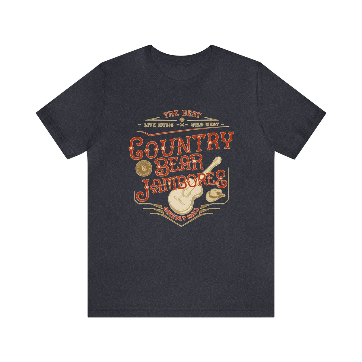 Country Bear Jamboree Bella Canvas Unisex Jersey Short Sleeve Tee