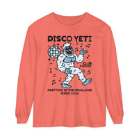 Disco Yeti Comfort Colors Unisex Garment-dyed Long Sleeve T-Shirt