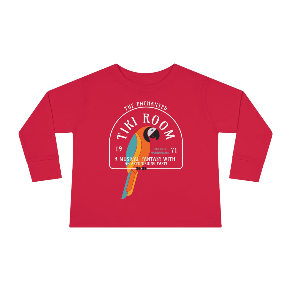 Enchanted Tiki Room Rabbit Skins Toddler Long Sleeve Tee
