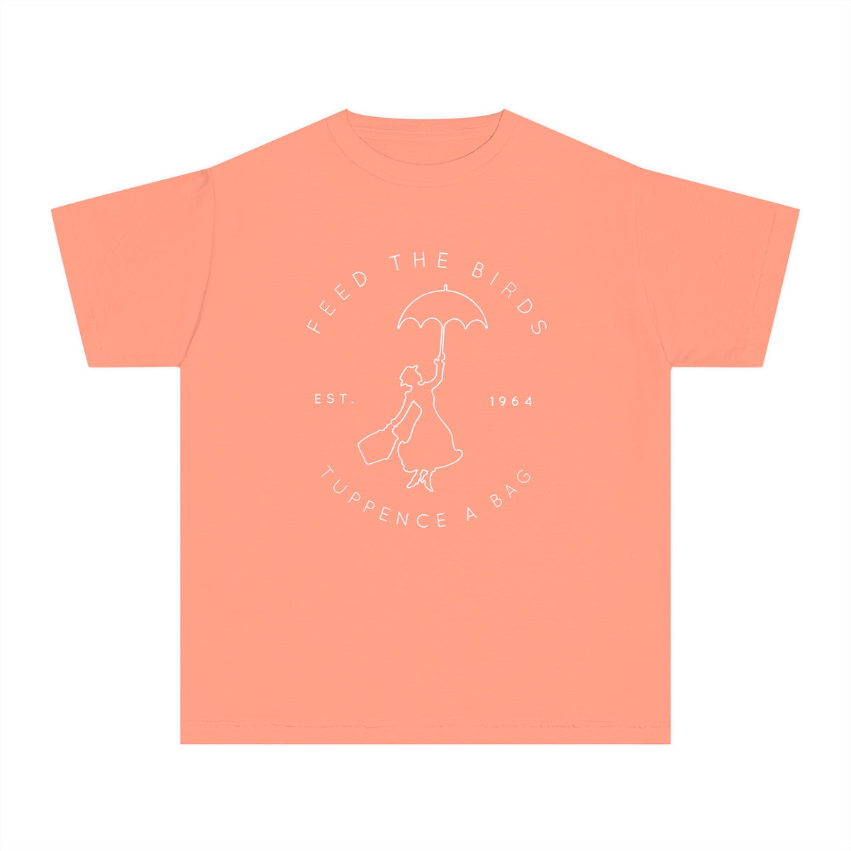 Feed the Birds Tuppence A Bag Comfort Colors Youth Midweight Tee