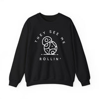 They See Me Rollin' Gildan Unisex Heavy Blend™ Crewneck Sweatshirt