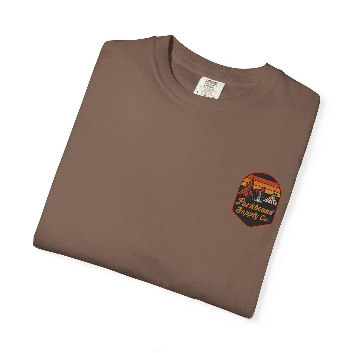 The Triple Mountain Badge — Parkbound Supply Co. Comfort Colors Unisex Garment-Dyed T-shirt