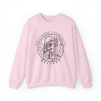Hollywood Tower Hotel Bellhop Gildan Unisex Heavy Blend™ Crewneck Sweatshirt