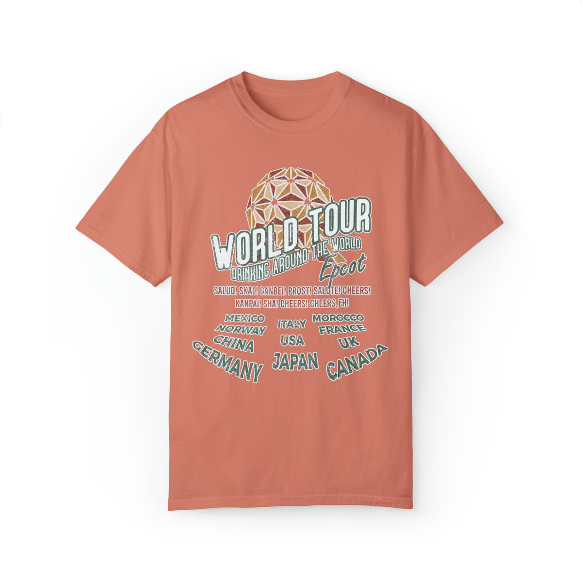 World Tour Comfort Colors Unisex Garment-Dyed T-shirt