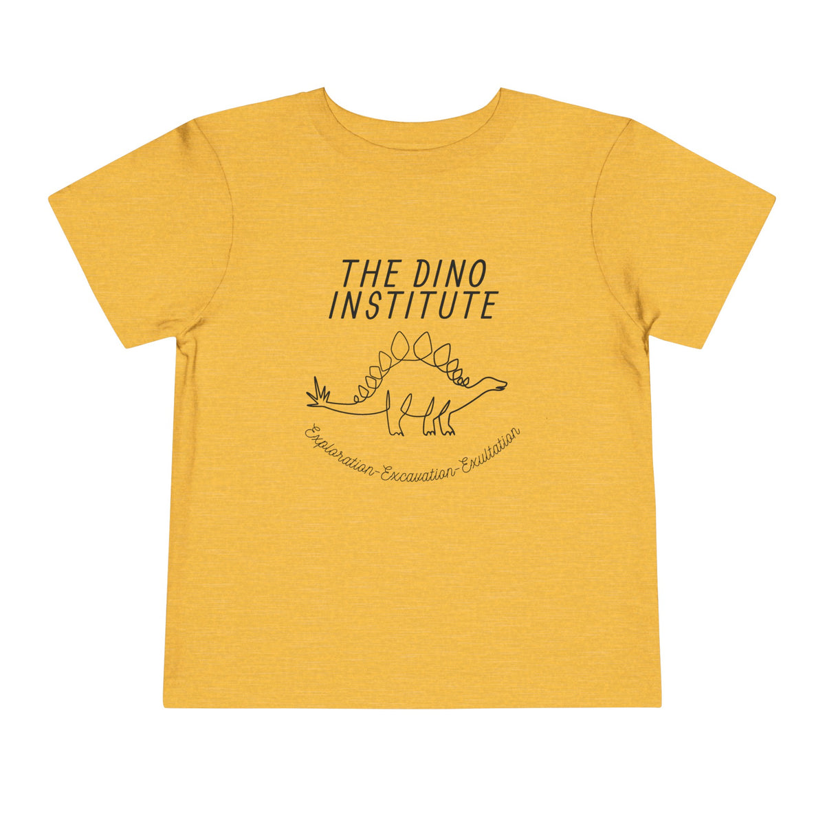 The Dino Institute Bella Canvas Toddler Short Sleeve Tee