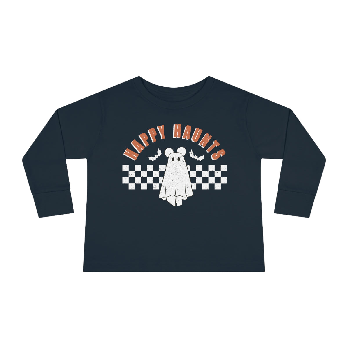 Happy Haunts Rabbit Skins Toddler Long Sleeve Tee