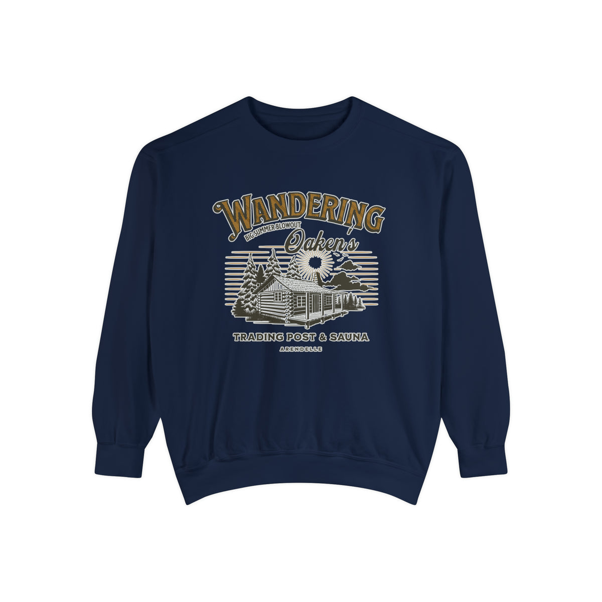 Wandering Oaken’s Trading Post Comfort Colors Unisex Garment-Dyed Sweatshirt