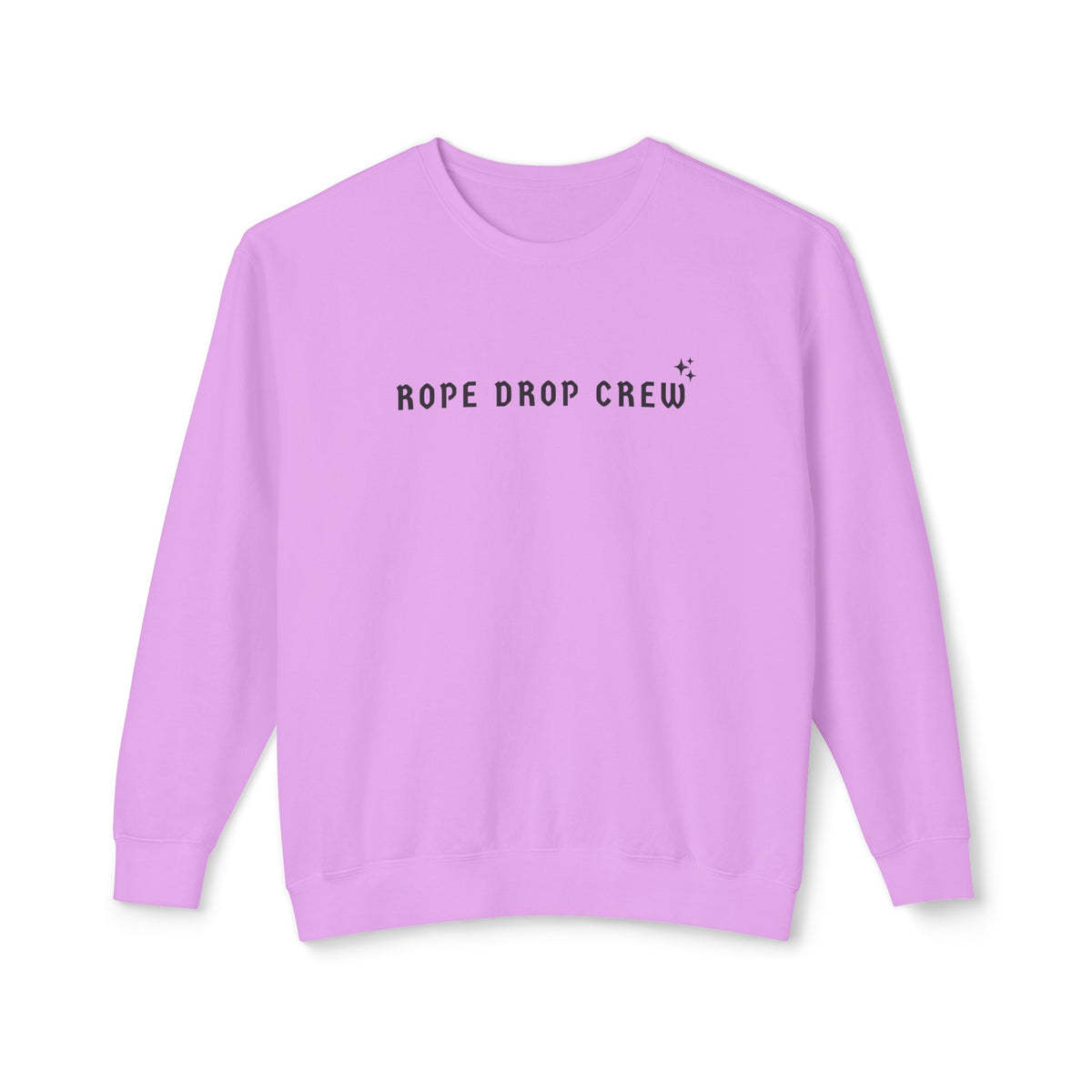 Rope Drop Crew Unisex Lightweight Comfort Colors Crewneck Sweatshirt