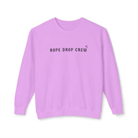 Rope Drop Crew Unisex Lightweight Comfort Colors Crewneck Sweatshirt