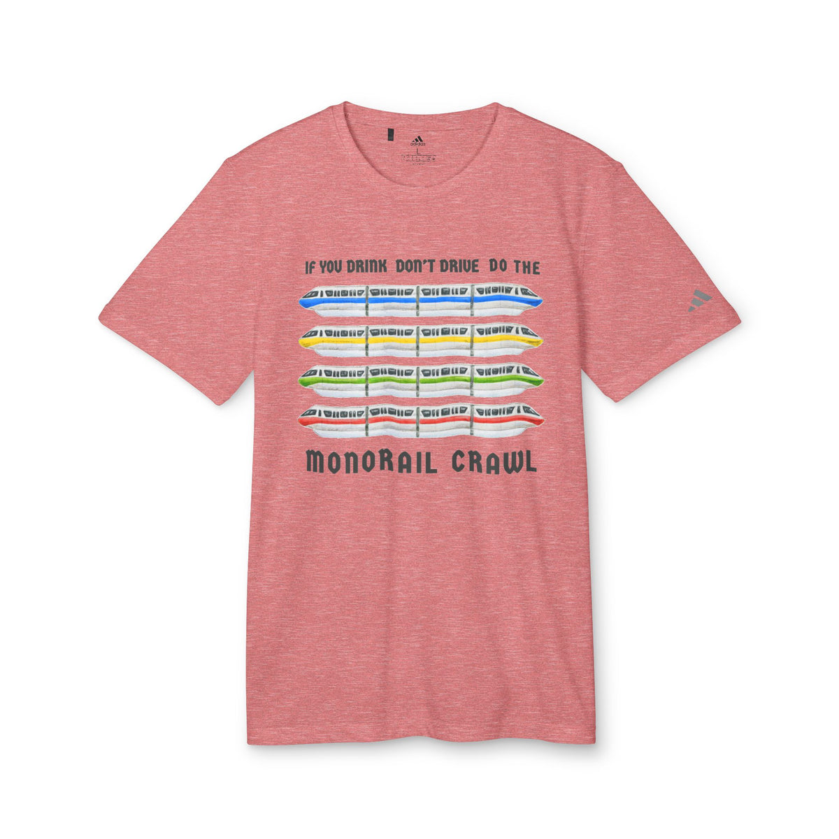Monorail Crawl Adidas® Unisex Sport T-shirt
