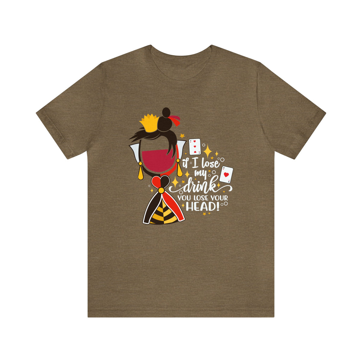 Queen Of Hearts Bella Canvas Unisex Jersey Short Sleeve Tee