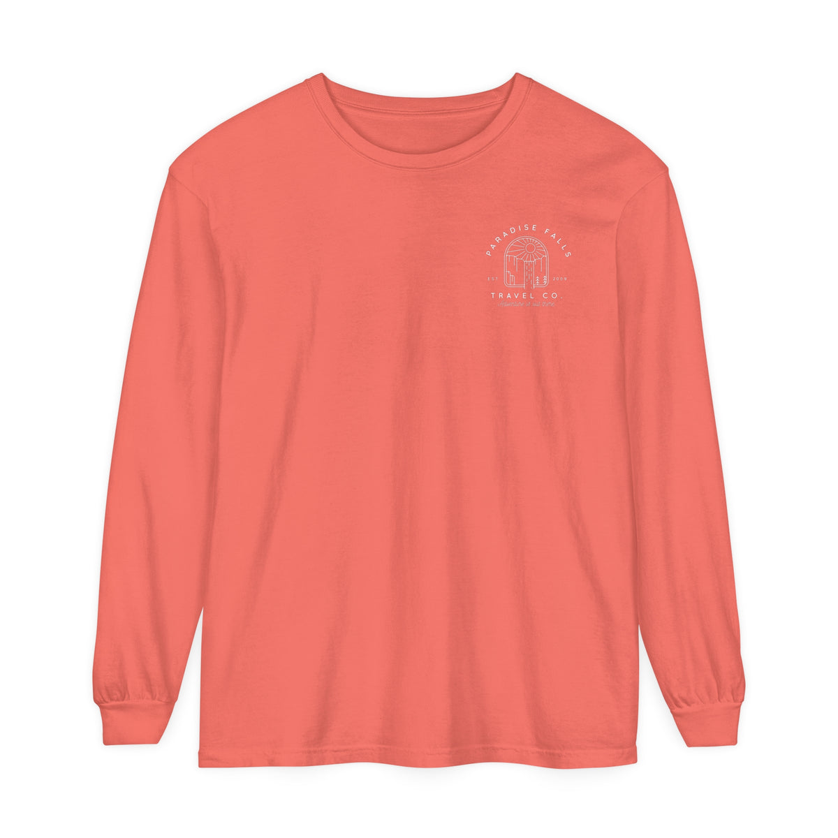 Paradise Falls Comfort Colors Unisex Garment-dyed Long Sleeve T-Shirt