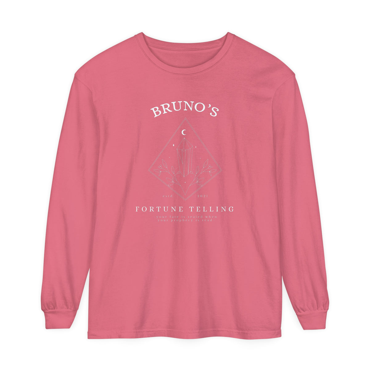 Bruno's Fortune Telling Comfort Colors Unisex Garment-dyed Long Sleeve T-Shirt
