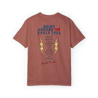 Drink Around The World Tour Comfort Colors Unisex Garment-Dyed T-shirt