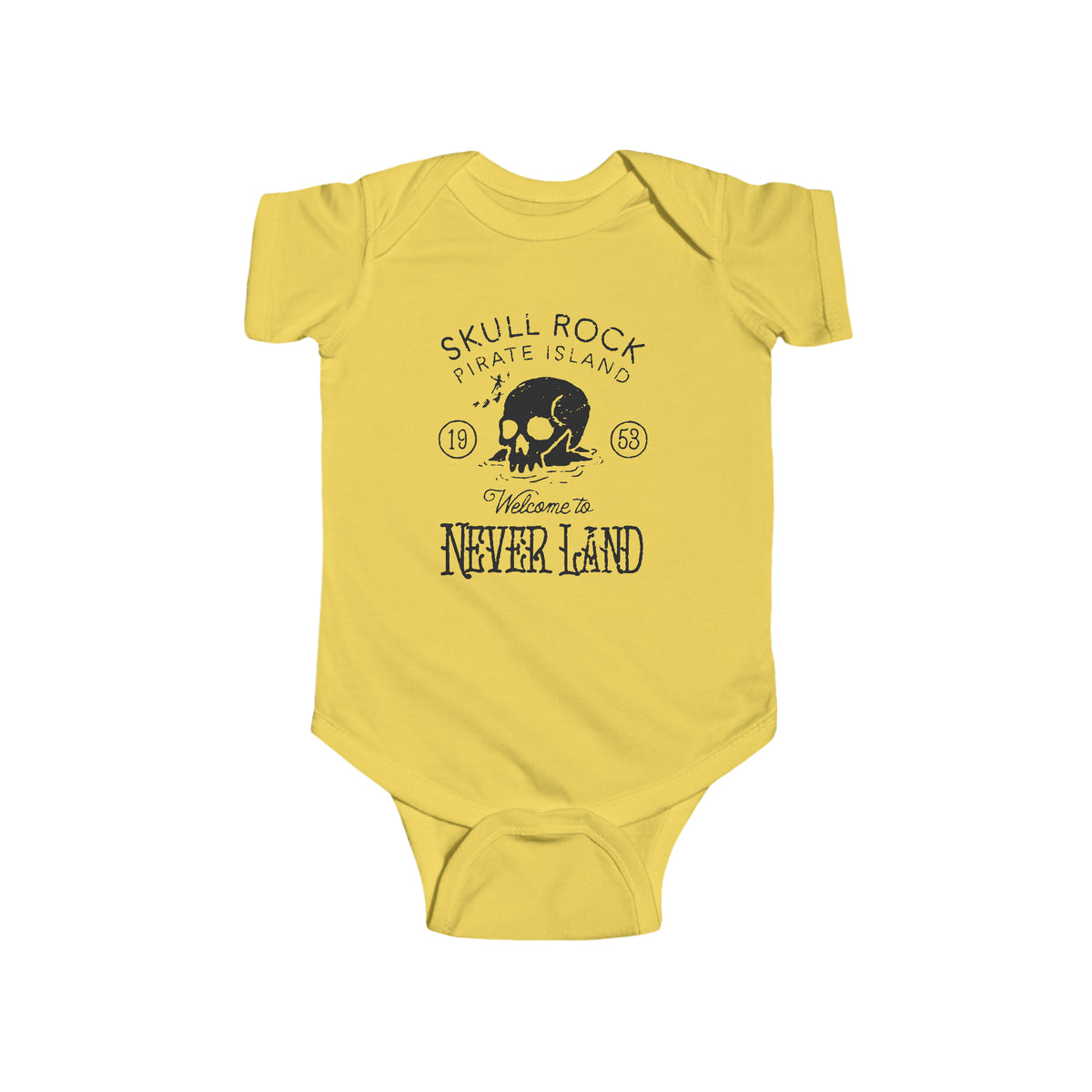 Skull Rock Rabbit Skins Infant Fine Jersey Bodysuit