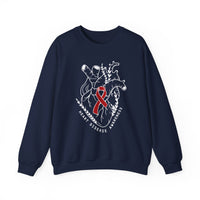 Heart Disease Awareness Gildan Unisex Heavy Blend™ Crewneck Sweatshirt