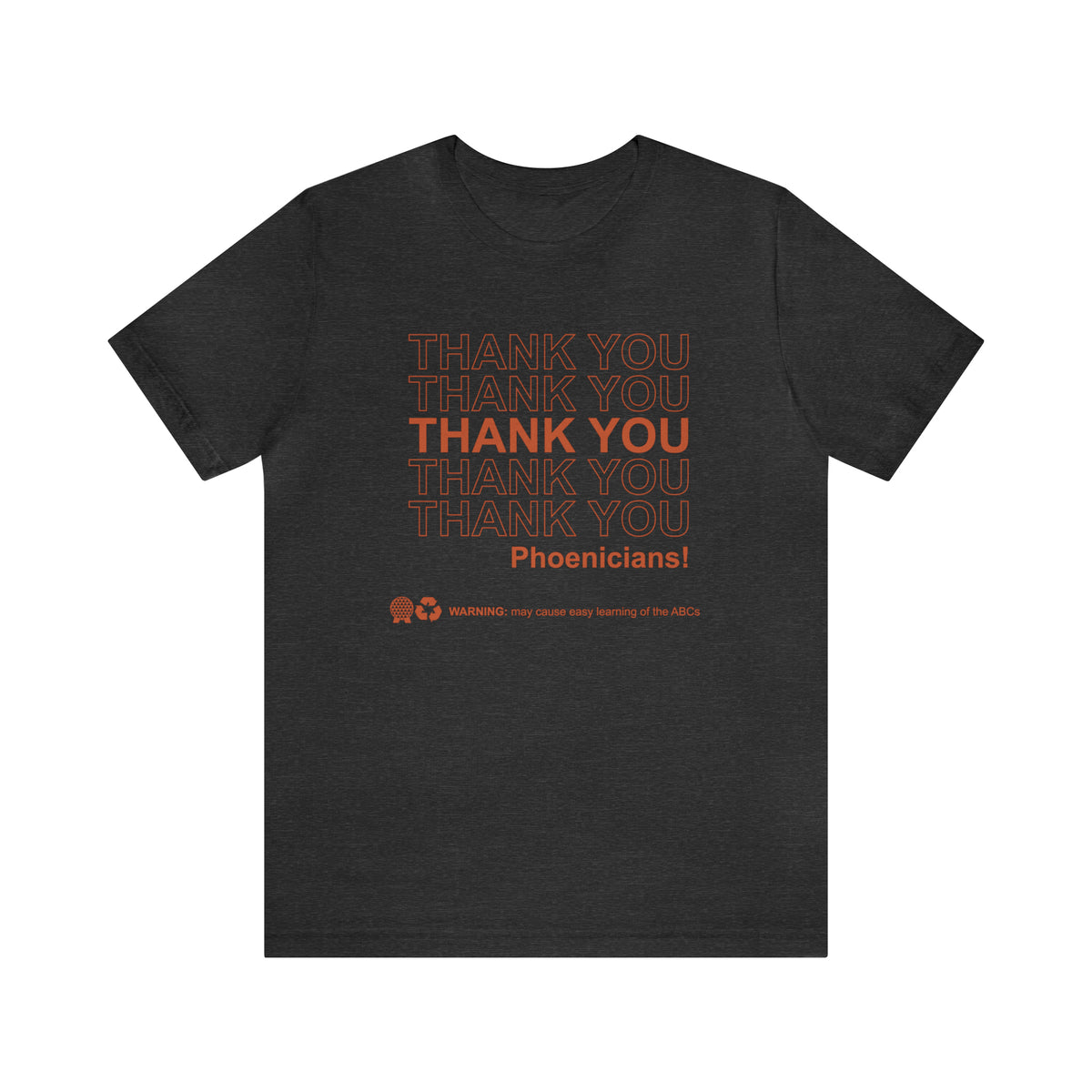 Thank You Phoenicians Bella Canvas Unisex Jersey Short Sleeve Tee