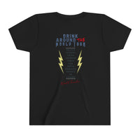 Drink Around The World Tour Bella Canvas Youth Short Sleeve Tee