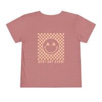 Best Day Ever Bella Canvas Toddler Short Sleeve Tee