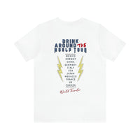 Drink Around The World Tour Bella Canvas Unisex Jersey Short Sleeve Tee