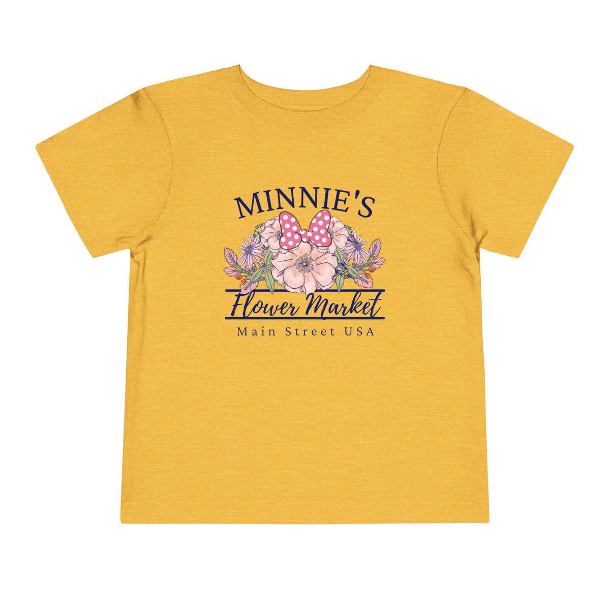 Minnie's Flower Market Bella Canvas Toddler Short Sleeve Tee