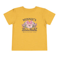Minnie's Flower Market Bella Canvas Toddler Short Sleeve Tee