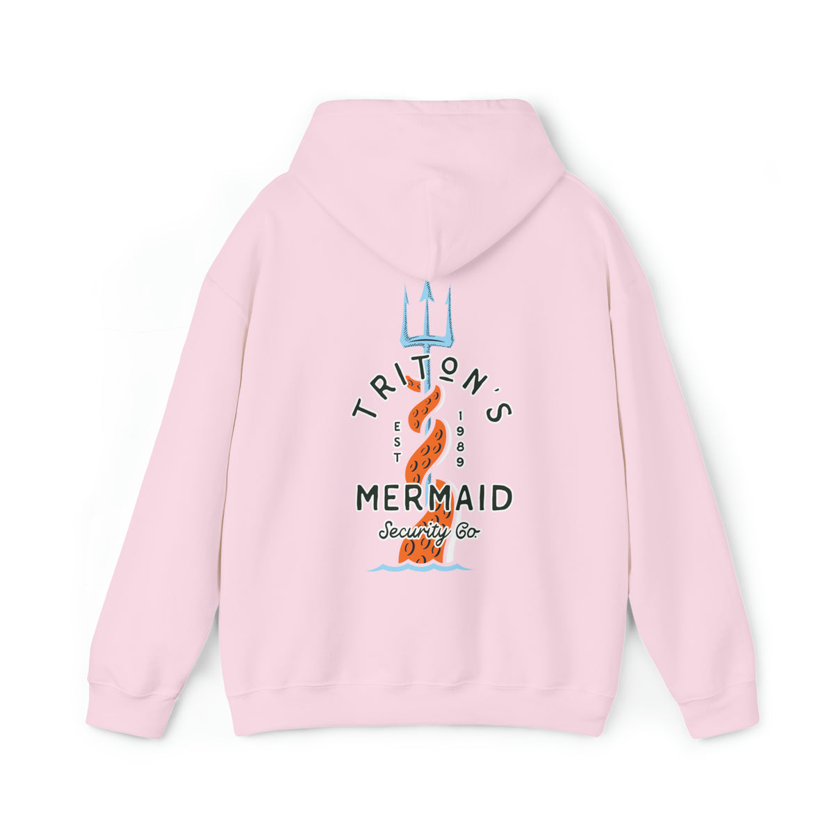 Triton's Mermaid Security Gildan Unisex Heavy Blend™ Hooded Sweatshirt