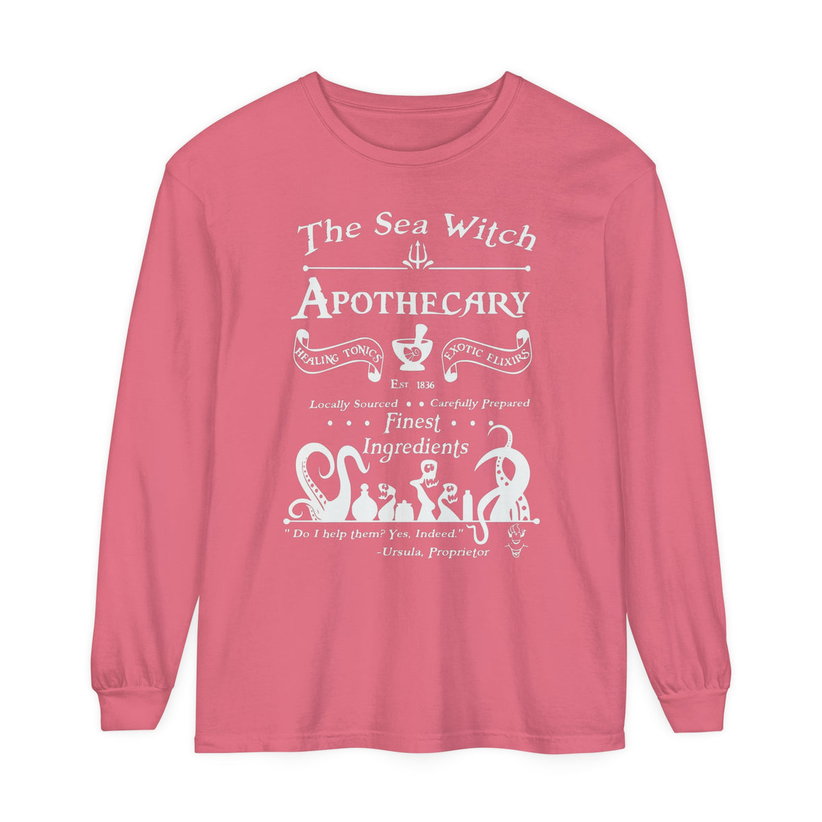 Sea Witch Apothecary Comfort Colors Unisex Garment-dyed Long Sleeve T-Shirt