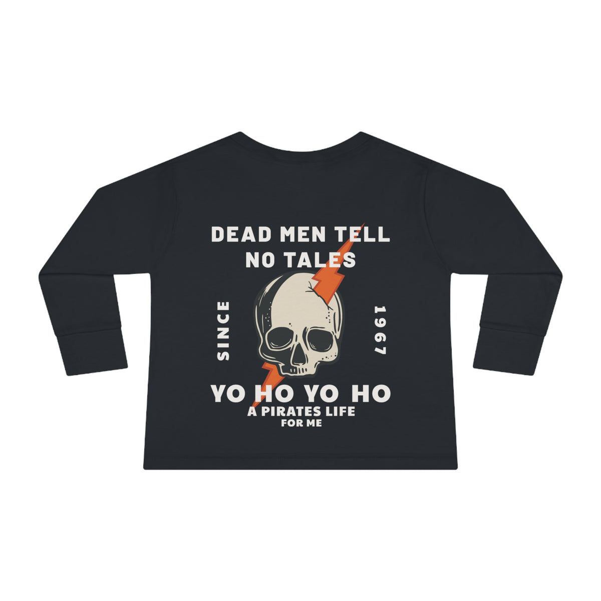 Dead Men Tell No Tales Toddler Long Sleeve Tee