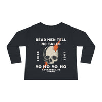 Dead Men Tell No Tales Toddler Long Sleeve Tee