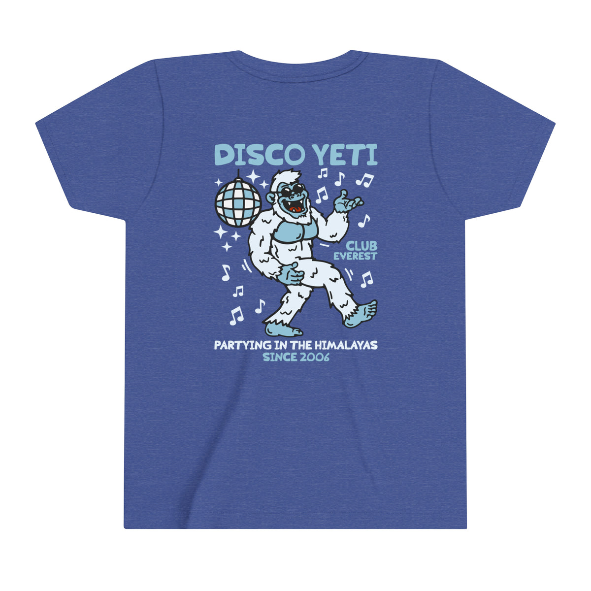 Disco Yeti Bella Canvas Youth Short Sleeve Tee