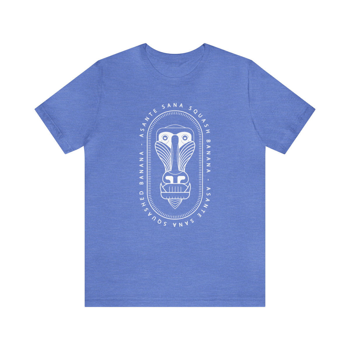 Asante Sana Squashed Banana Bella Canvas Unisex Jersey Short Sleeve Tee