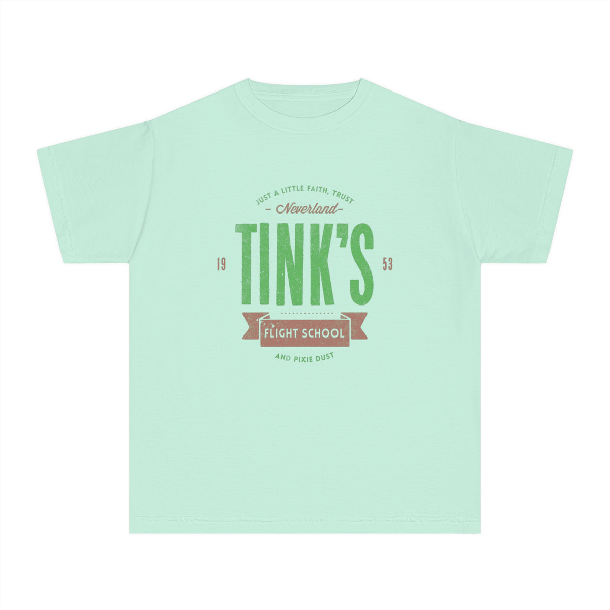 Tink's Flight School Comfort Colors Youth Midweight Tee