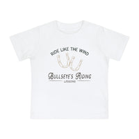 Ride Like the Wind Bullseye Bella Canvas Baby Short Sleeve T-Shirt